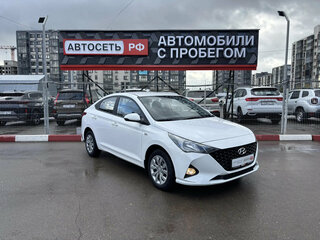 2022 Hyundai Solaris II Рестайлинг, белый, 1459837 рублей, вид 5