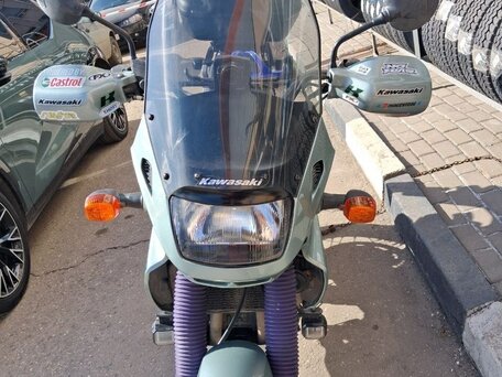 1995 Kawasaki KLE 400, зелёный, 295000 рублей, вид 4