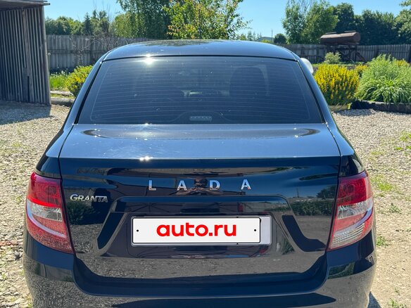 2024 Lada (ВАЗ) Granta I Рестайлинг, чёрный - вид 7