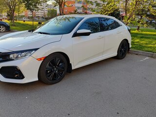 2019 Honda Civic X Рестайлинг, белый, 1800000 рублей, вид 1