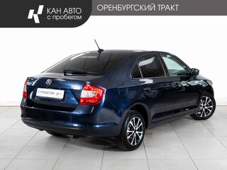 2017 Skoda Rapid I Рестайлинг, синий, 1050000 рублей, вид 3