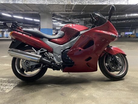 1996 Kawasaki ZZR 1100, красный, 300000 рублей, вид 1