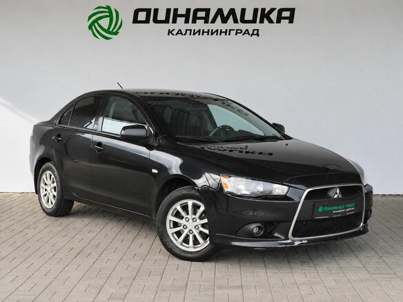 2012 Mitsubishi Lancer X Рестайлинг, чёрный, 790000 рублей - вид 6