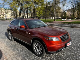 2007 Infiniti FX35 I (S50) Рестайлинг, белый, 1300000 рублей, вид 4