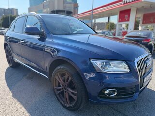 2015 Audi Q5 I (8R) Рестайлинг, синий, 2050000 рублей, вид 3