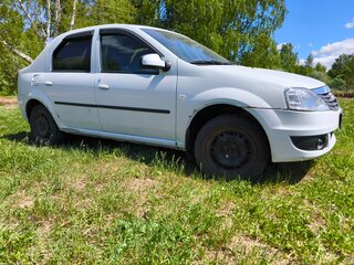 2013 Renault Logan I Рестайлинг, белый, 218000 рублей, вид 2