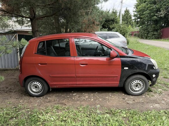 2007 Kia Picanto I, красный - вид 1