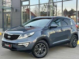 2015 Kia Sportage III Рестайлинг, синий, 1729000 рублей, вид 2
