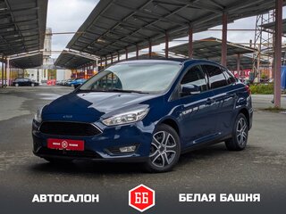 2017 Ford Focus III Рестайлинг, синий, 999500 рублей, вид 1