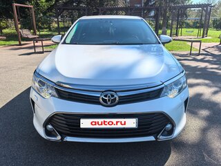 2014 Toyota Camry US Market VII (XV50) Рестайлинг, белый, 1850000 рублей, вид 2