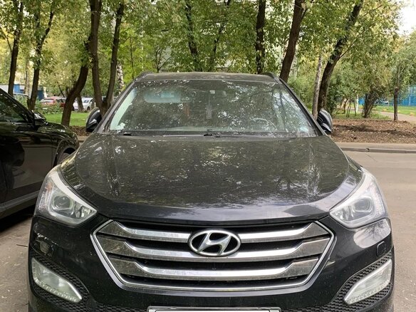 2012 Hyundai Santa Fe III, чёрный, 1760000 рублей