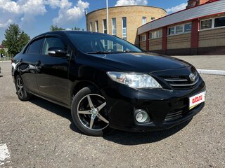 2011 Toyota Corolla X (E140, E150) Рестайлинг, чёрный, 1049000 рублей, вид 3