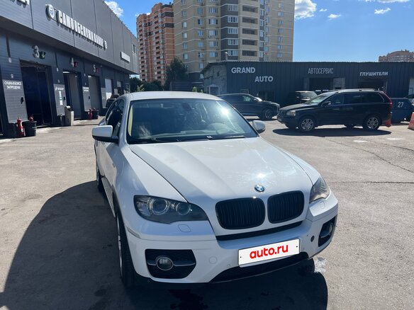 2009 BMW X6 35i 6-speed I (E71), белый, 1600000 рублей - вид 1