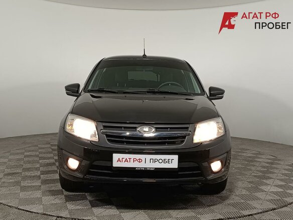 2015 Lada (ВАЗ) Granta I, чёрный, 540000 рублей - вид 1