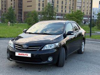 2010 Toyota Corolla X (E140, E150) Рестайлинг, чёрный, 1145000 рублей, вид 3