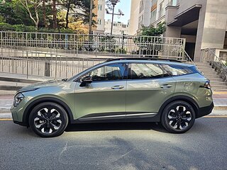 2024 Kia Sportage V, зелёный, 3392052 рублей, вид 3