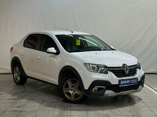 2020 Renault Logan Stepway II Рестайлинг, белый, 800000 рублей, вид 2