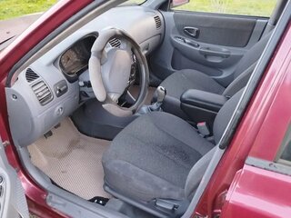 2006 Hyundai Accent ТагАЗ II, пурпурный, 410000 рублей, вид 4