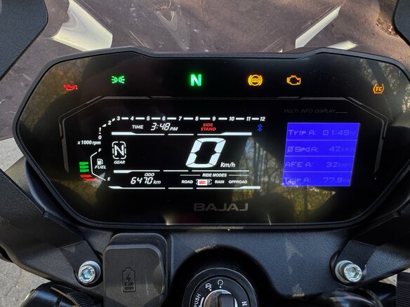 2026 Bajaj Pulsar NS400Z, чёрный, 419000 рублей - вид 3