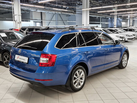 2019 Skoda Octavia III (A7) Рестайлинг, синий, 1619000 рублей, вид 3