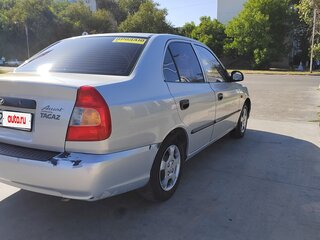 2010 Hyundai Accent ТагАЗ II, серебристый, 500000 рублей, вид 5