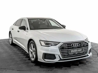 2021 Audi A6 45 TFSI V (C8), белый, 4120000 рублей, вид 3