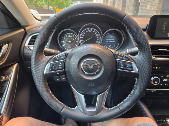2016 Mazda 6 III (GJ) Рестайлинг, белый, 1775000 рублей - вид 12