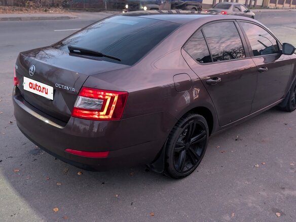 2014 Skoda Octavia III (A7), коричневый, 988000 рублей - вид 7