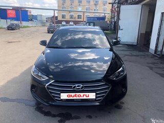 2016 Hyundai Elantra VI (AD), чёрный, 1230000 рублей, вид 2
