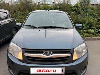 2014 Lada (ВАЗ) Granta I, синий, 430000 рублей, вид 2