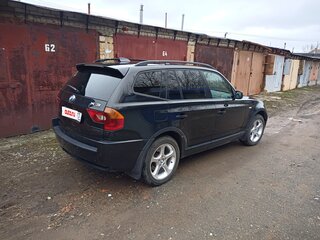 2004 BMW X3 25i I (E83), чёрный, 695000 рублей, вид 4