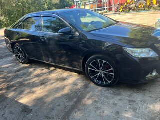 2012 Toyota Camry VII (XV50), чёрный, 1200000 рублей, вид 4