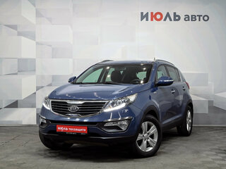 2012 Kia Sportage III, синий, 1430000 рублей, вид 1