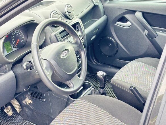 2015 Lada (ВАЗ) Granta I, чёрный, 480000 рублей - вид 7