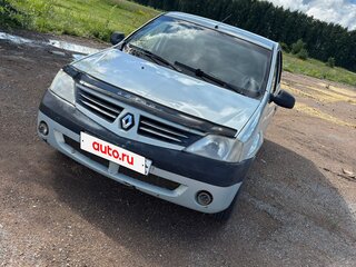 2007 Renault Logan I, серебристый, 190000 рублей, вид 2