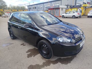 2010 Volkswagen Golf VI, чёрный, 595000 рублей, вид 2