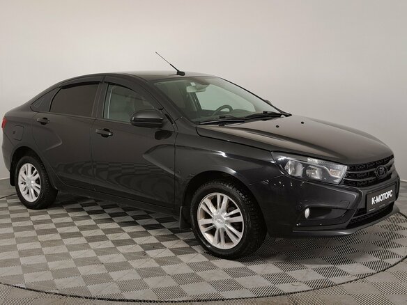 2017 Lada (ВАЗ) Vesta I, чёрный, 770000 рублей - вид 2