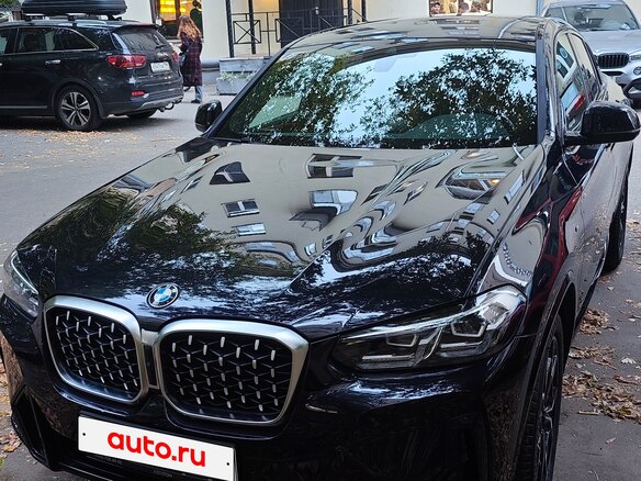 2021 BMW X4 20d II (G02) Рестайлинг, чёрный - вид 4