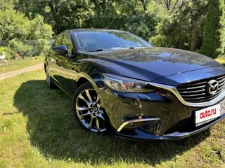 2017 Mazda 6 III (GJ) Рестайлинг, синий, 2350000 рублей, вид 4