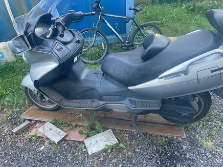 2002 Suzuki Burgman (SkyWave) 650, серебристый, 349999 рублей, вид 5