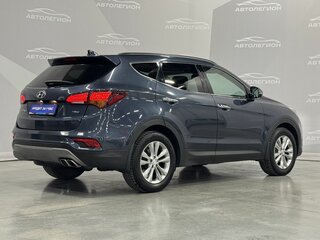 2017 Hyundai Santa Fe III Рестайлинг, синий, 2300000 рублей, вид 5