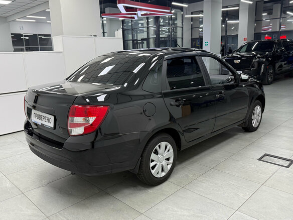 2023 Lada (ВАЗ) Granta I Рестайлинг, чёрный, 630000 рублей - вид 4