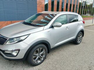 2015 Kia Sportage III Рестайлинг, серебристый, 1300000 рублей, вид 4