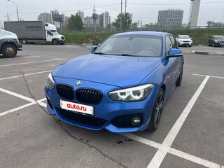 2019 BMW 1 серии 118i II (F20/F21) Рестайлинг 2, синий, 1920000 рублей, вид 3