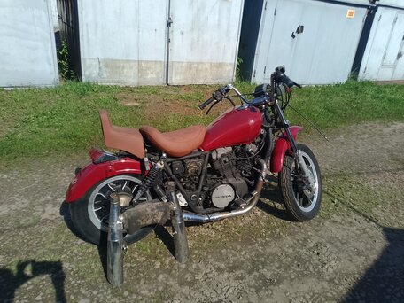 1985 Honda NV 750, пурпурный, 198000 рублей, вид 2