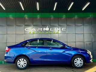 2020 Lada (ВАЗ) Vesta I, синий, 989000 рублей, вид 4