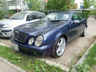 1997 Mercedes-Benz CLK-Класс 230 I (W208), синий, 450000 рублей, вид 1