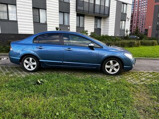 2008 Honda Civic VIII Рестайлинг, синий, 525000 рублей, вид 4