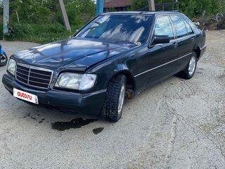 1993 Mercedes-Benz S-Класс 300 5-speed III (W140), чёрный, 250000 рублей, вид 1