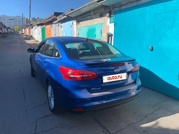 2017 Ford Focus III Рестайлинг, синий, 1480000 рублей - вид 7